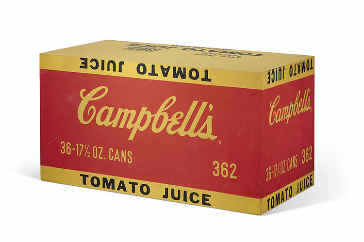 Andy Warhol Campbell’s Tomato Juice Box, 1964 Andy Warhol Campbell’s Tomato Juice Box, 1964