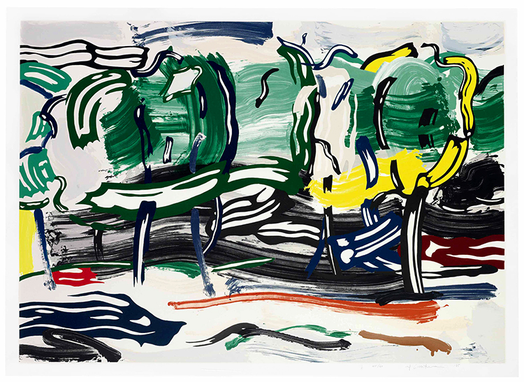 Roy Lichtenstein Road Before the Forest