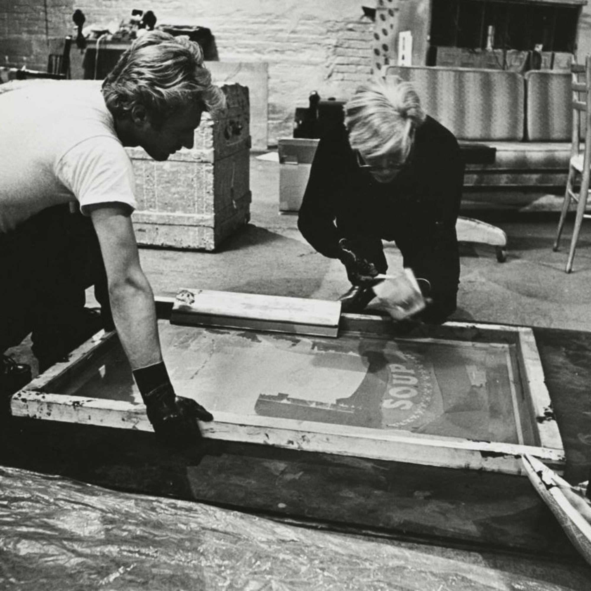 Andy Warhol at the Factory