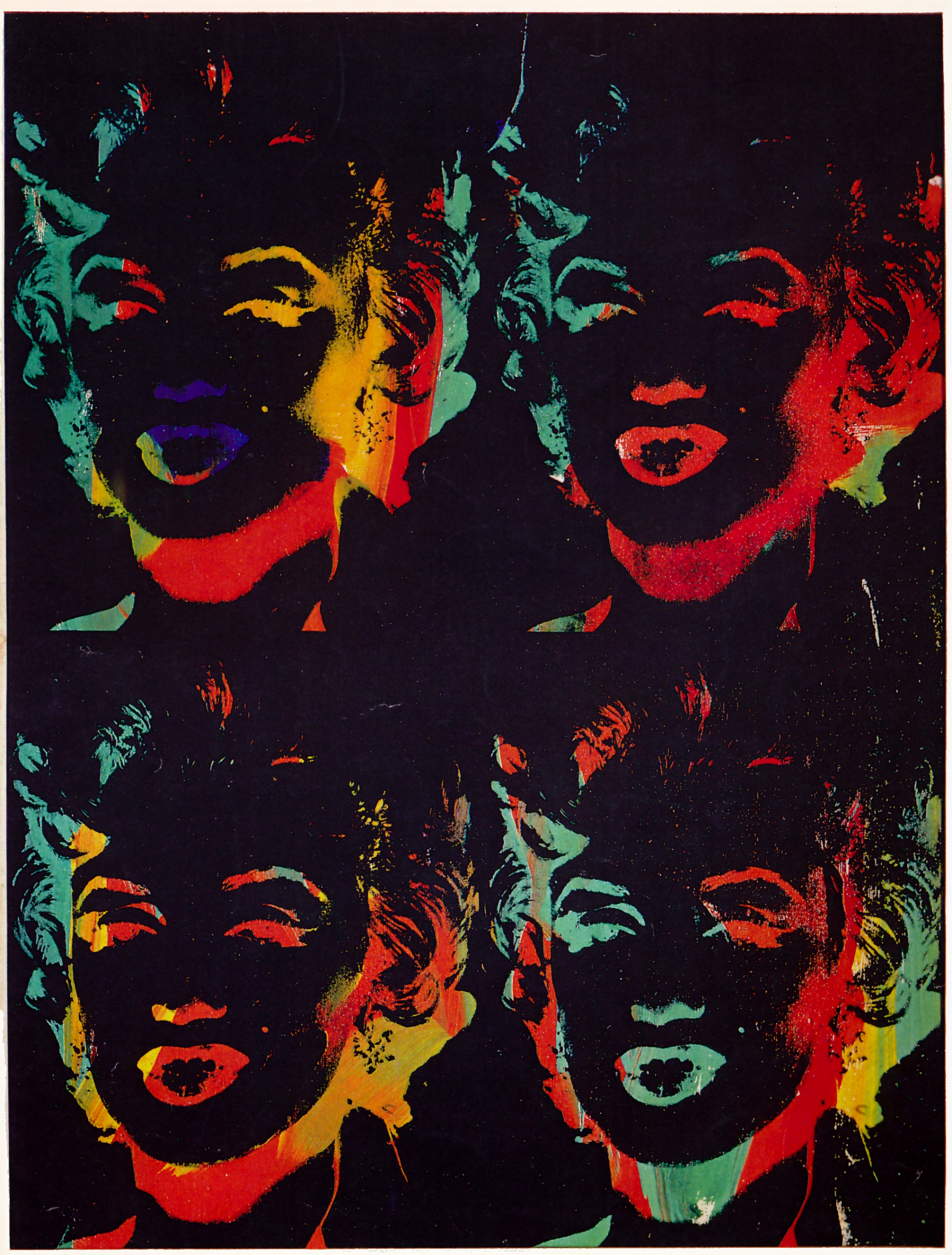 Four Marilyns (Reversal Series)
