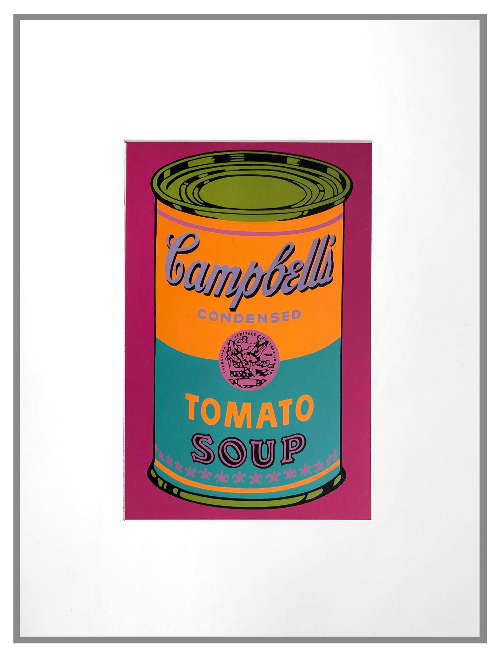 artist painting campbells soup cans