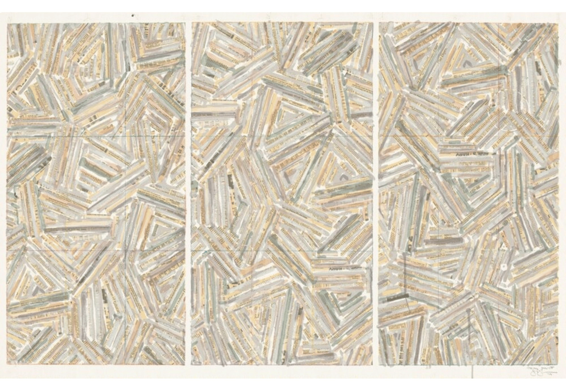 Jasper Johns Usuyuki Trial Proofs