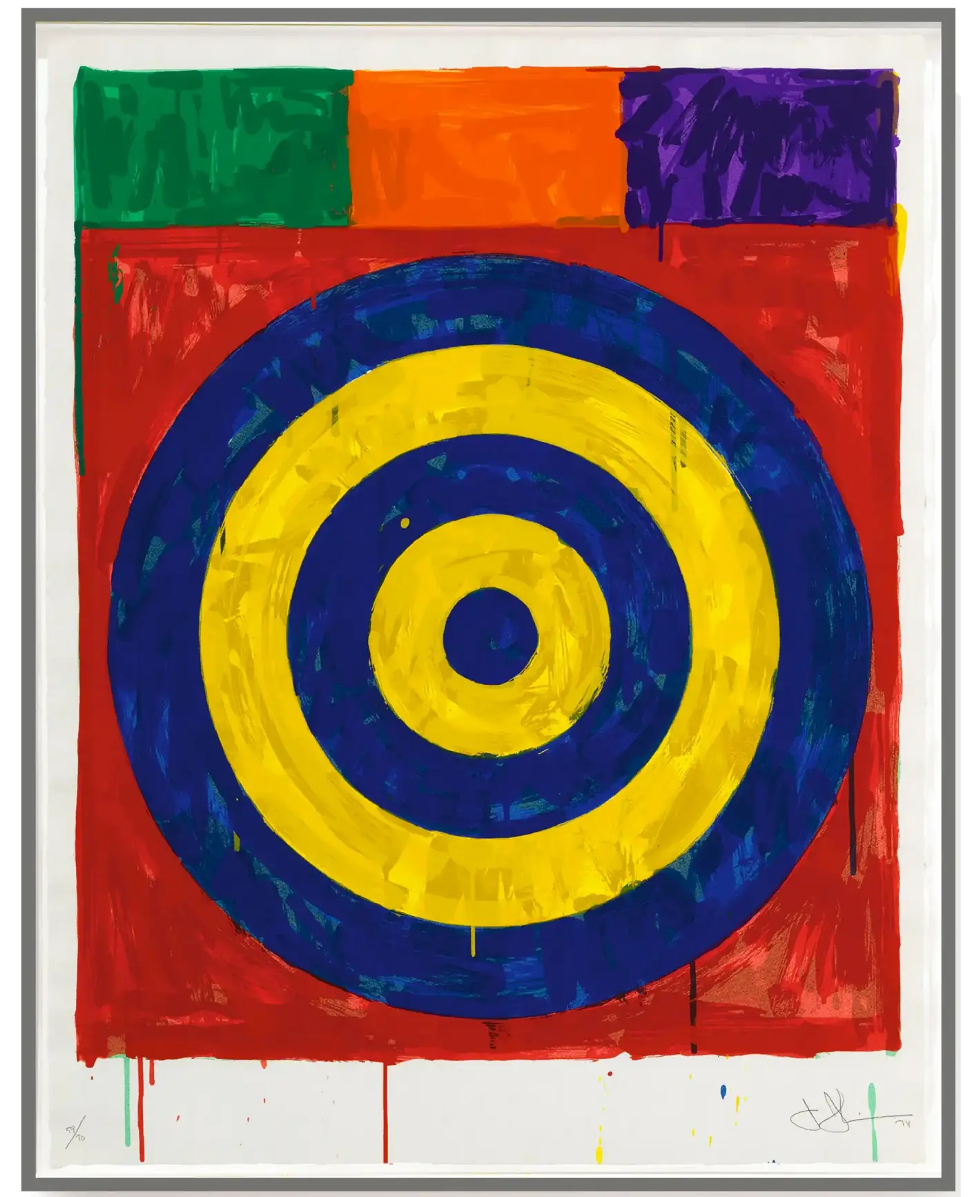 Jasper Johns Target (ULAE 147), 1974