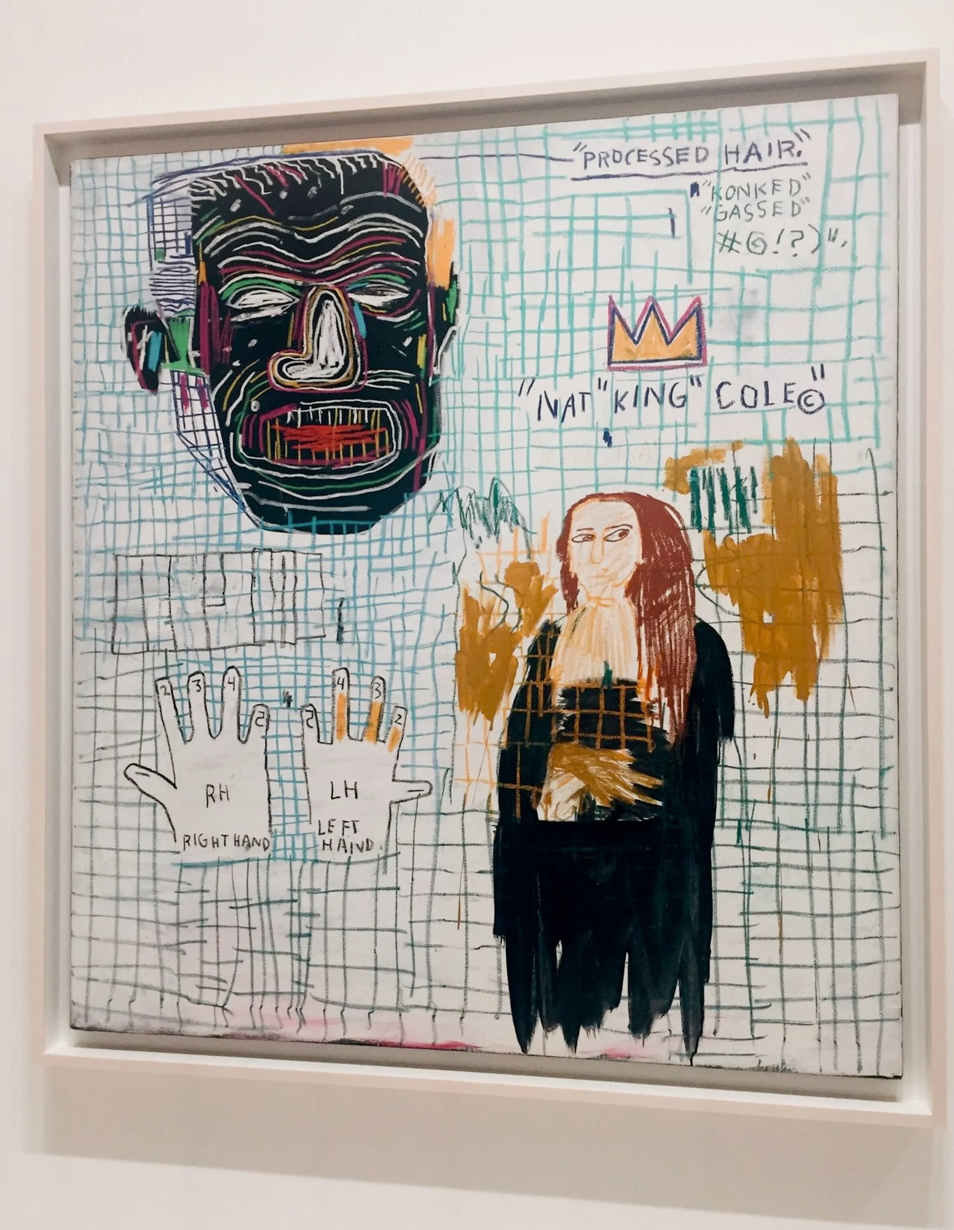 Jean-Michel Basquiat Lye painting