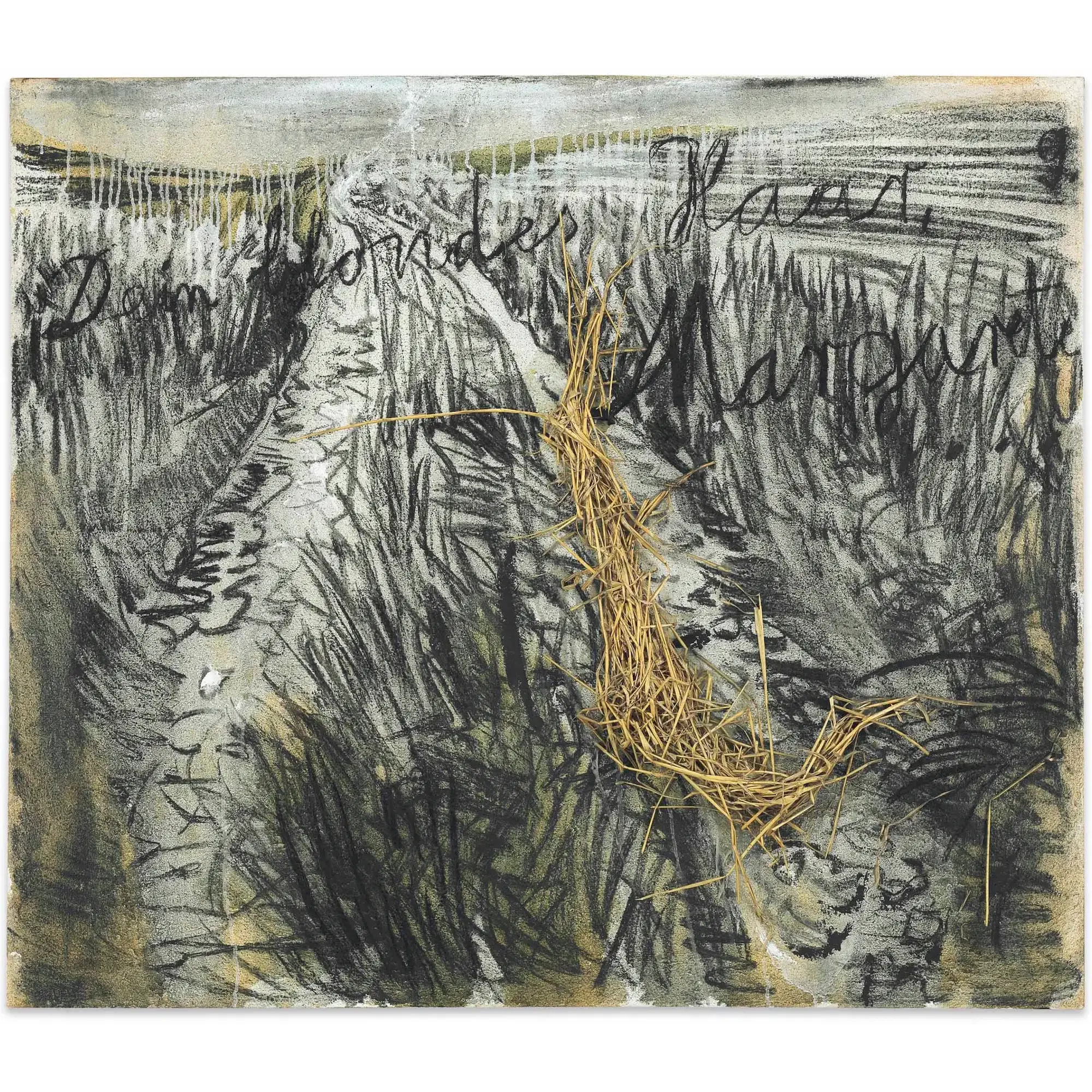 Anselm Kiefer Dein Blondes Haar, Margarete, 1981