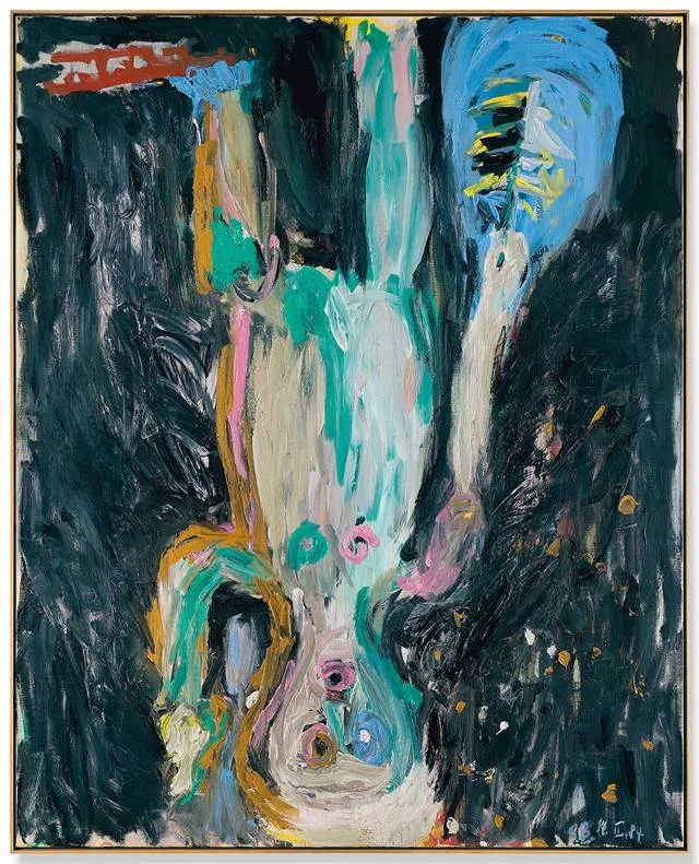 Georg Baselitz Die Auferstehung painting