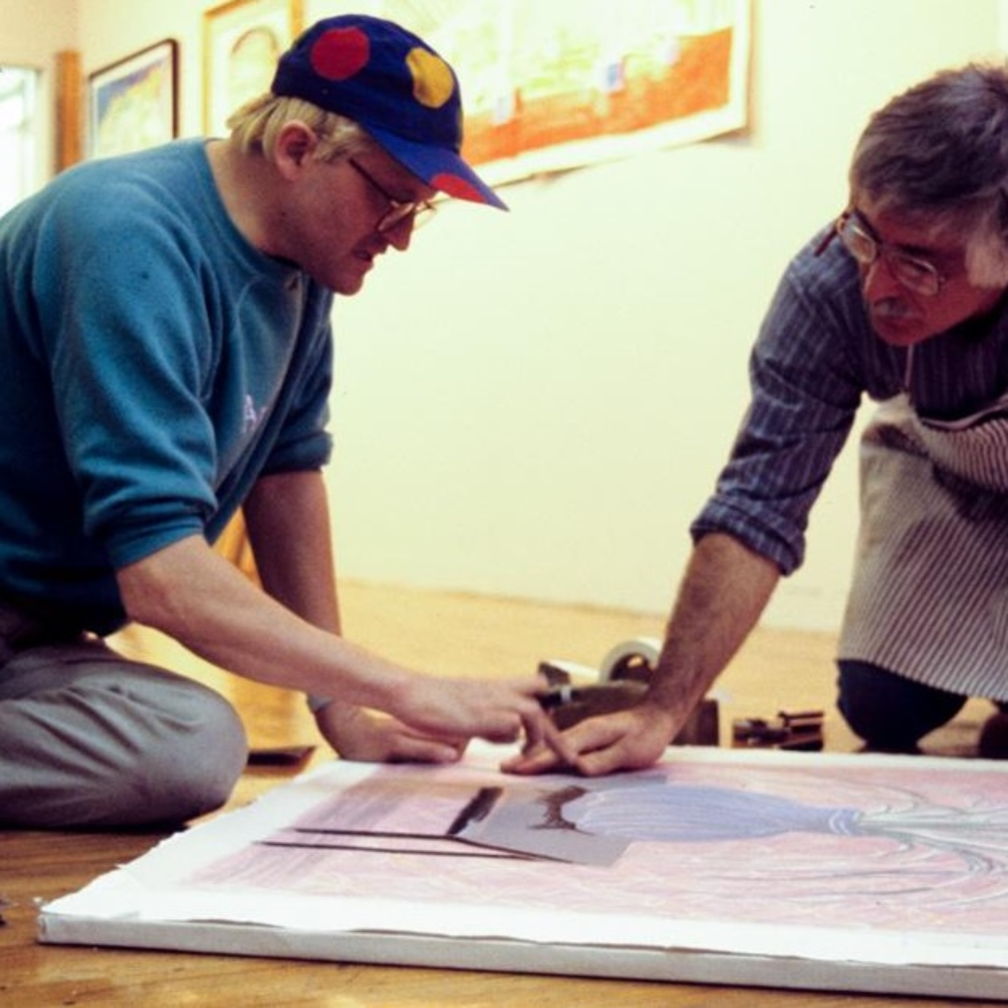 David Hockney at Tyler Graphics Ltd.